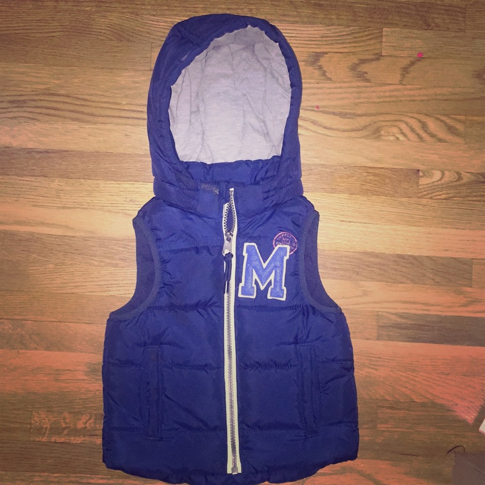 Puffy Navy Vest